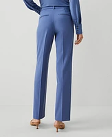 Ann Taylor The Mid Rise Straight Pant Seasonless Stretch