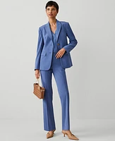 Ann Taylor The Mid Rise Straight Pant Seasonless Stretch