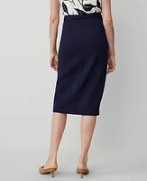 Ann Taylor The Petite Long Pencil Skirt Textured Drape Women's