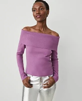 Ann Taylor Off-The-Shoulder Sweater Women's