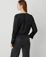 Ann Taylor Wrap Bodysuit Women's