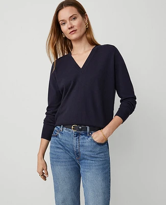 Ann Taylor V-Neck Sweater Women's