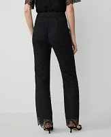 Ann Taylor The Flare Pant Lace Black Women's