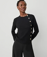 Ann Taylor Side-Button Sweater Women's