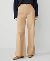 Ann Taylor Petite Wide-Leg Pant Women's