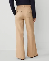 Ann Taylor Petite Wide-Leg Pant Women's