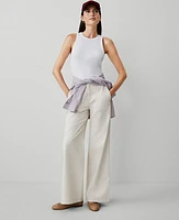 Ann Taylor Petite AT Weekend Wide Leg Pants Women's