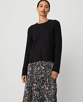 Ann Taylor Petite Cable Sweater Women's