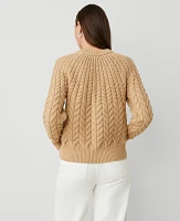 Ann Taylor Cable Chunky Neck Sweater Women's