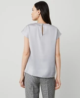 Ann Taylor Cowl Neck Popover Top Women's