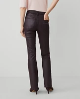 Ann Taylor The Coated Boot Jean Burgundy Women's