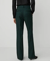 Ann Taylor The Petite Plaid Trouser Green Multi Women's