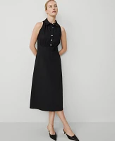 Ann Taylor Sleeveless Flare Shirtdress Women's