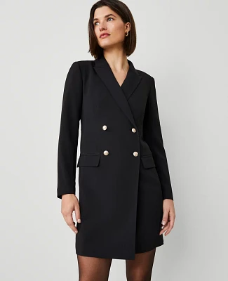 Ann Taylor Petite Blazer Dress Black Women's