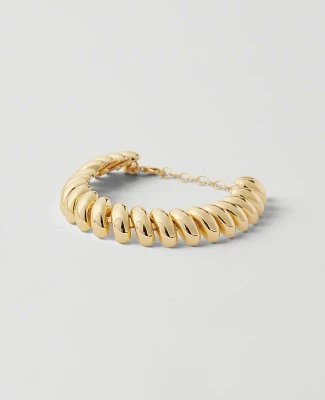 Ann Taylor Metal Teardrop Bracelet Goldtone Women's