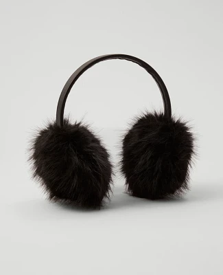 Ann Taylor Fuzzy Earmuffs Women's