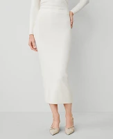 Ann Taylor Petite Sweater Pencil Skirt Winter White Women's