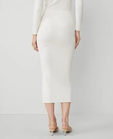 Ann Taylor Petite Sweater Pencil Skirt Winter White Women's