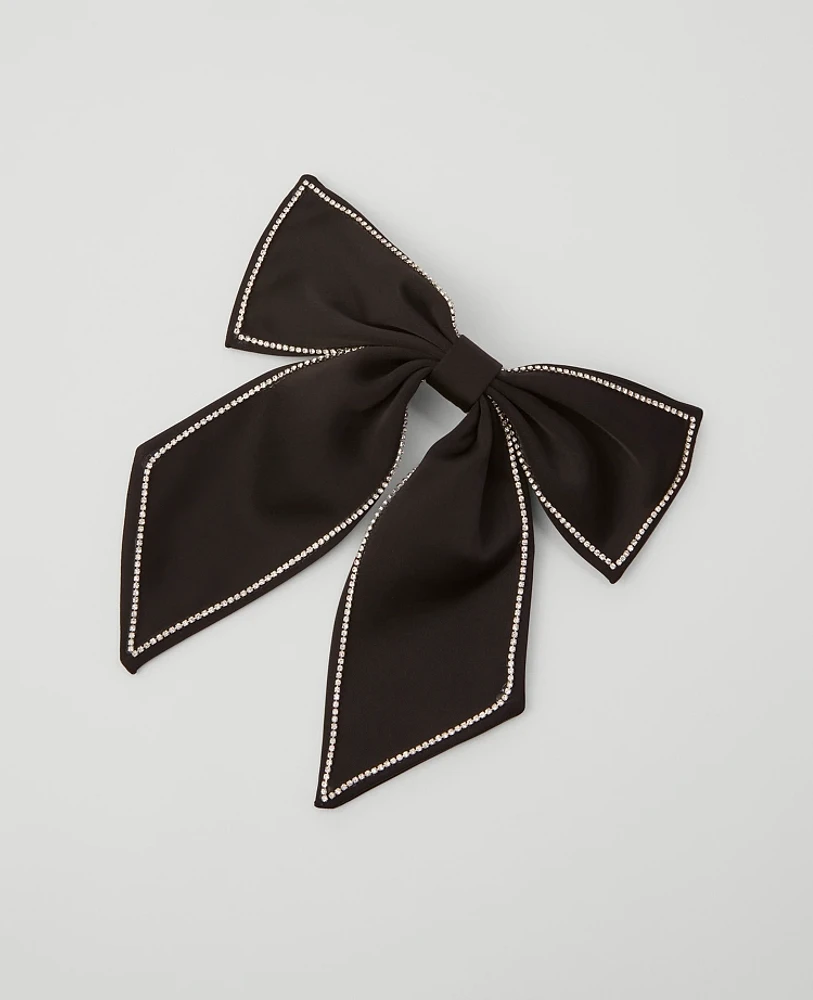 Ann Taylor Crystal Trim Hair Bow Women's