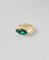 Ann Taylor Crystal Ring Boxwood Green Women's