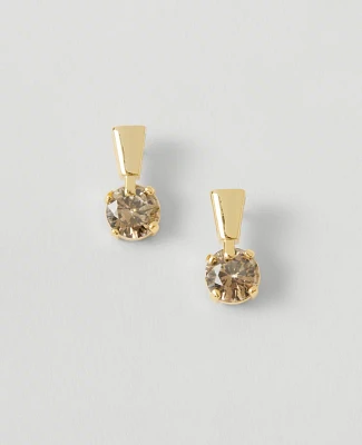 Ann Taylor Metal Crystal Stud Earrings Women's