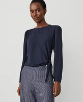 Ann Taylor Petite Wrap Blouse Women's