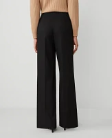 Ann Taylor The Petite Button Trim Sailor Wide-Leg Pant — Curvy Fit Women's