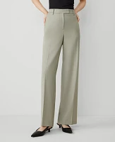 Ann Taylor The Tall Wide-Leg Pant Seagrass Women's