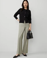 Ann Taylor The Tall Wide-Leg Pant Seagrass Women's