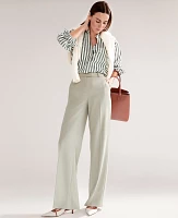 Ann Taylor The Tall Wide-Leg Pant Seagrass Women's