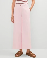 Ann Taylor Weekend Collection Wide-Leg Ankle Pant Women's