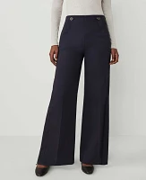 Ann Taylor The Petite Wide-Leg Sailor Pant Women's