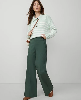 Ann Taylor The Petite Wide-Leg Sailor Pant Women's