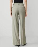 Ann Taylor The Wide-Leg Pant — Curvy Fit Seagrass Women's