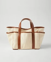 Ann Taylor Garden Tote Bag Natural Women's