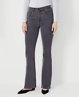 Ann Taylor Mid Rise Boot Jeans Grey Wash