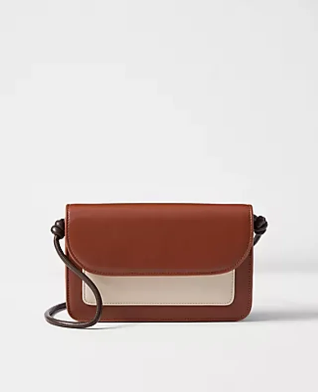 Ann Taylor Geo Colorblock Crossbody Bag