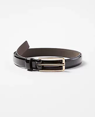 Ann Taylor Rectangle Buckle Patent Belt