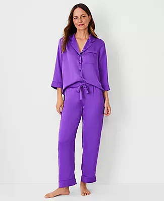 Ann Taylor Satin Pajama Set