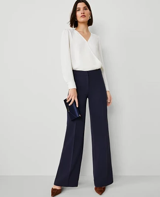 Ann Taylor The Petite Darted Wide-Leg Pant Women's