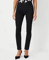 Ann Taylor Petite Mid Rise Skinny Jeans Light Wash Indigo - Curvy Fit Women's