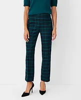 Ann Taylor The Side Zip Pencil Pant in Plaid