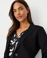 Ann Taylor Tailored Sweater Blazer Black Women's