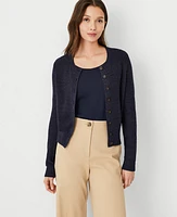 Ann Taylor Texture Cardigan Night Sky Women's