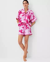 Ann Taylor Tropical Shorts Set