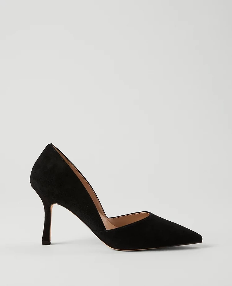 Ann Taylor Azra Suede Pumps Women's