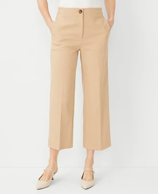 Ann Taylor The Petite Kate Wide Leg Crop Pant