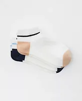 Ann Taylor Striped Ankle Sock Set
