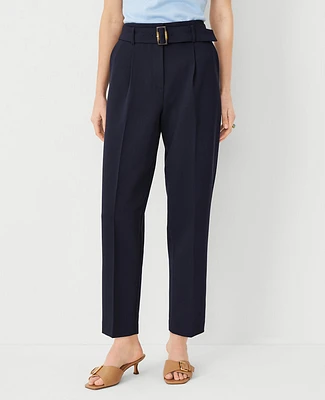 Ann Taylor The Tall Belted Pleated Taper Pant Women's