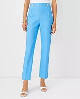 Ann Taylor The Pencil Sailor Pant Linen Twill